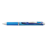 Energel Rtx Retractable Gel Pen, 0.7 Mm, Blue Ink, White-blue Barrel