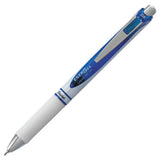 Energel Rtx Retractable Gel Pen, Fine 0.5 Mm, Blue Ink, White-blue Barrel