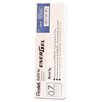 Refill For Pentel Energel Retractable Liquid Gel Pens, Conical Tip, Medium Point, Blue Ink