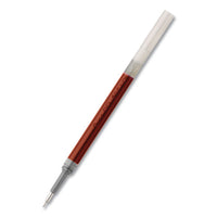 Refill For Pentel Energel Retractable Liquid Gel Pens, Needle Tip, Fine Point, Red Ink