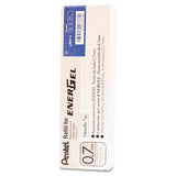 Refill For Pentel Energel Retractable Liquid Gel Pens, Needle Tip, Medium Point, Blue Ink