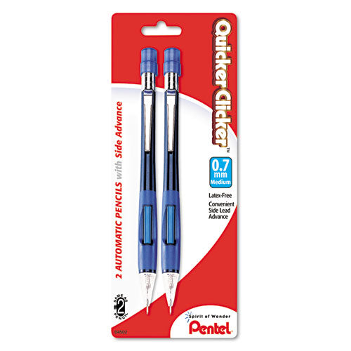 Pencil,qrclkr,.7 Ast 2-pk