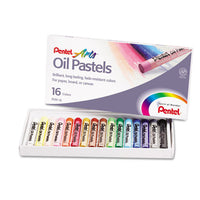 Oil Pastel Set With Carrying Case,16-color Set, Assorted, 16-set