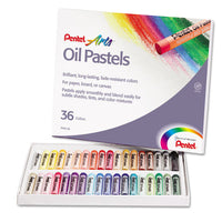 Oil Pastel Set With Carrying Case,36-color Set, Assorted, 36-set