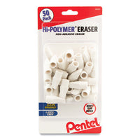 Pencil,eraser,white,50-pk