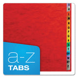 Expanding Desk File, 23 Dividers, Alpha, Letter-size, Red Cover