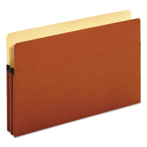 Standard Expanding File Pockets, 1.75" Expansion, Legal Size, Red Fiber, 25-box