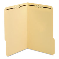 Top Tab 2-fastener Folder, 1-3-cut Tabs, Legal Size, Manila, 50-box