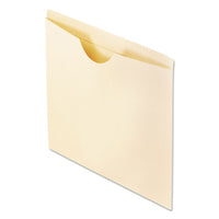 Smart Shield Reinforced File Jackets, Straight Tab, Letter Size, Manilia, 100-box