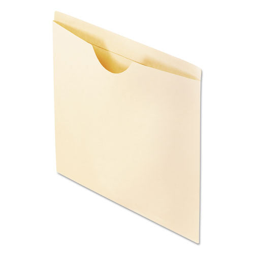 Smart Shield Reinforced File Jackets, Straight Tab, Letter Size, Manilia, 100-box