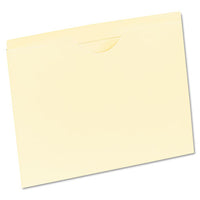 Manila Reinforced File Jackets, 2-ply Straight Tab, Legal Size, Manila, 50-box