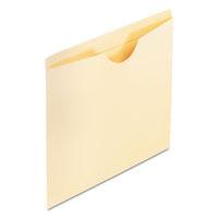 Manila Reinforced File Jackets, 2-ply Straight Tab, Legal Size, Manila, 100-box
