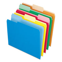 Interior File Folders, 1-3-cut Tabs, Letter Size, Black-gray, 100-box