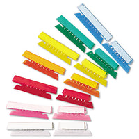 Transparent Colored Tabs For Hanging File Folders, 1-5-cut Tabs, Violet, 2" Wide, 25-pack