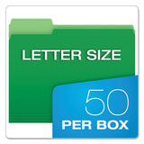 Double Stuff File Folders, 1-3-cut Tabs, Letter Size, Assorted, 50-pack