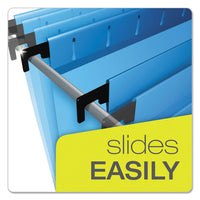 Surehook Hanging Folders, Letter Size, 1-5-cut Tab, Blue, 20-box