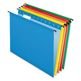 Surehook Hanging Folders, Letter Size, 1-5-cut Tab, Blue, 20-box