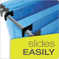 Surehook Hanging Folders, Legal Size, 1-5-cut Tab, Blue, 20-box