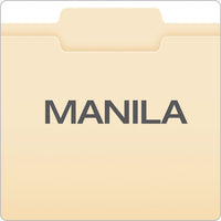 Manila File Folders, 1-3-cut Tabs, Center Position, Letter Size, 100-box