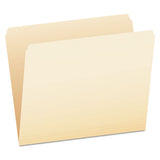 Manila File Folders, Straight Tab, Letter Size, 100-box