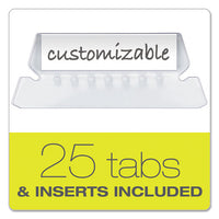Colored Hanging Folders, Letter Size, 1-5-cut Tab, Aqua, 25-box