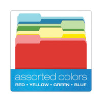 Teacher's Hanging File Folder Combo Kit, Letter Size, Assorted Colors, (25) 1-5-cut Hanging Folders,(50) 1-3-cut File Folders