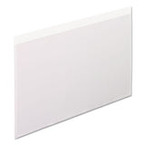 Self-adhesive Pockets, 3 X 5, Clear Front-white Backing, 100-box
