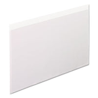 Self-adhesive Pockets, 4 X 6, Clear Front-white Backing, 100-box