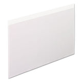 Self-adhesive Pockets, 5 X 8, Clear Front-white Backing, 100-box