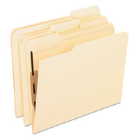 Manila Folders With Two Bonded Fasteners, 1-3-cut Tabs, Letter Size, 50-box