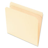 Reinforced Top File Folders, 1-3-cut Tabs, Right Position, Letter Size, Manila, 100-box