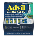 Liqui-gels, Two-pack, 50 Packs-box, 24 Boxes-carton