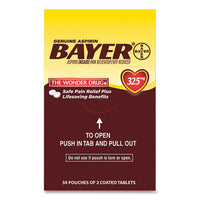 Aspirin Tablets, Two-pack, 50 Packs-box