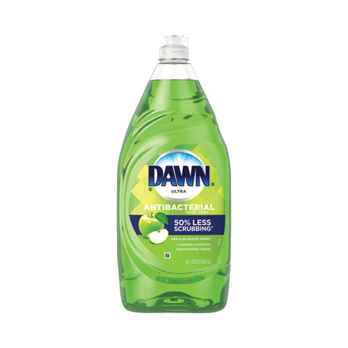 Ultra Antibacterial Dishwashing Liquid, Apple Blossom Scent, 38 Oz Bottle, 8-carton
