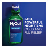 Nyquil Cold & Flu Nighttime Liquid, 12 Oz Bottle