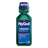 Nyquil Cold & Flu Nighttime Liquid, 12 Oz Bottle, 12-carton