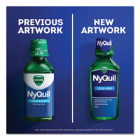 Nyquil Cold & Flu Nighttime Liquid, 12 Oz Bottle, 12-carton