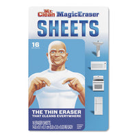 Magic Eraser Sheets, 3.5 X 5.8, 0.03" Thick, White, 16-pack
