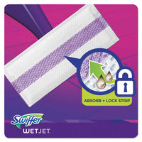 Wetjet System Refill Cloths, 11.3" X 5.4", White, 24-box, 4-ctn