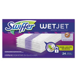 Wetjet System Refill Cloths, 11.3" X 5.4", White, 24-box, 4-ctn