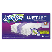 Wetjet System Refill Cloths, 11.3" X 5.4", White, 24-box