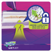 Wetjet System Refill Cloths, 11.3" X 5.4", White, 24-box