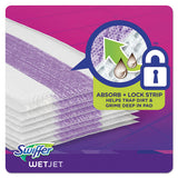 Wetjet System Refill Cloths, 11.3" X 5.4", White, 24-box