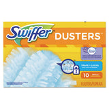 Dusters Starter Kit, Dust Lock Fiber, 6" Handle, Blue-yellow, 6-carton