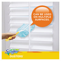Dusters Starter Kit, Dust Lock Fiber, 6" Handle, Blue-yellow, 6-carton