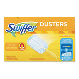 Dusters Starter Kit, Dust Lock Fiber, 6" Handle, Blue-yellow