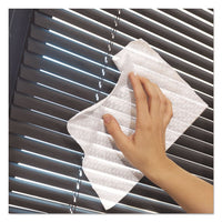 Dry Refill Cloths, White, 10 5-8" X 8", 32-box, 6 Boxes-carton