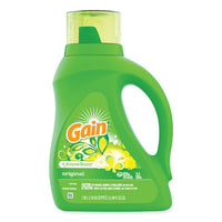 Liquid Laundry Detergent, Gain Original Scent, 46 Oz Bottle, 6-carton