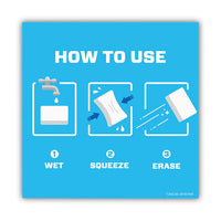 Magic Eraser, 4.6 X 2.4, 0.7" Thick, White, 9-pack