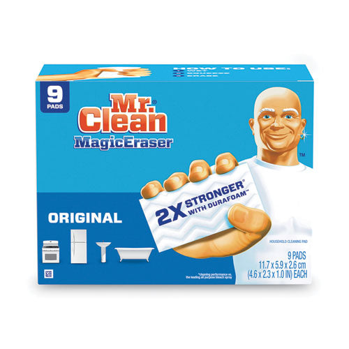 Magic Eraser, 4.6 X 2.4, 0.7" Thick, White, 9-pack